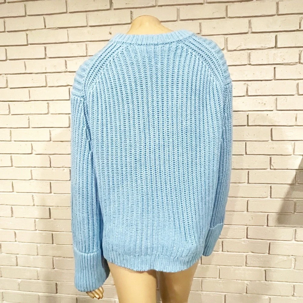 J. Crew Heritage cotton fisherman crewneck‎ sweater